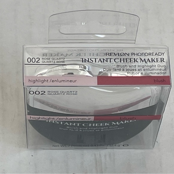 REVLON PHOTOREADY INSTANT CHEEK MAKER BLUSH AND HIGHLIGHT DUO 002 ROSE QUARTZ - Picture 6 of 7